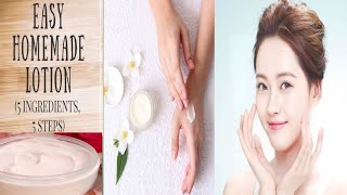 How to make lotion at homeDIY lotionnon greasy lotion homemadebody lotion at home [upl. by Remington242]