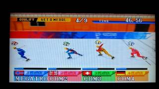 Nagano Winter Olympics 98 PS1 Short Track 1000m [upl. by Lynad]