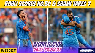 Kohli scores 50TH ODI HUNDRED amp Shami takes 757 as India book place in World Cup final  INDvNZ [upl. by Mariya]