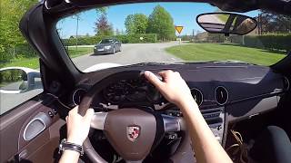 20042012 Porsche Boxster 987 60 FPS POV test drive acceleration [upl. by Tamarra]