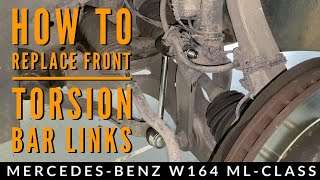 Mercedes ML and GL Sway Bar Link Install  How To [upl. by Ut]