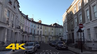 Londons Most Beautiful Streets Chalcot Crescent【4K】 [upl. by Earezed]