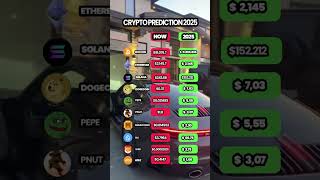 crypto predictions 2025 web3 ETH crypto uang bitcoin BTC pepecoin pnut shib memedog [upl. by Hamon]