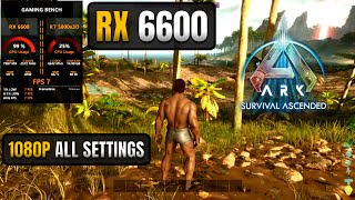 ARK Survival Ascended  RX 6600  1080P All Settings  Unreal Engine 5 [upl. by Mot]