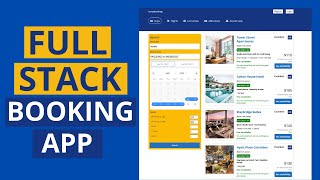 React Nodejs Booking App Full Tutorial  MERN Stack Reservation App JWT Cookies Context API [upl. by Kravits]