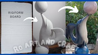 How to make a dolphin with rigiform 🐋🐋🐋  dolphin  art and craft [upl. by Seiuqram]