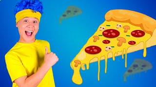 Pizza  D Billions Kids Songs [upl. by Yenhoj4]