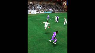 Crazy Football skills amp Freestyle tracks goal in FiFA23 shorts [upl. by Cristiona543]