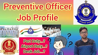 Preventive Officer Job Profile ssc cgl preventiveofficer customs motivation chennai mumbai [upl. by Ahseken910]