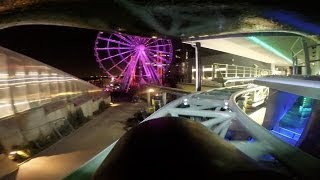 Helix Roller Coaster Night Time POV  AMAZING Liseberg Sweden [upl. by Weiser]