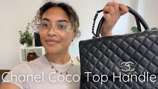 Chanel Coco Top Handle Bag Review [upl. by Hallvard]