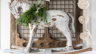 Applying Furniture amp Antiquing Wax to the Rocking Horse [upl. by Ahsemal]