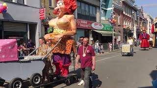 Carnavalstoet Willebroek 2019  reuzen Willebroek  Oostmalle  Steendorp  Rupelmonde [upl. by Enaillil]