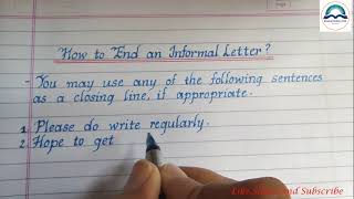 How to End Letter  How to Close Letter  Mono Cursive Handwriting  English  Educational Hub [upl. by Pryor191]