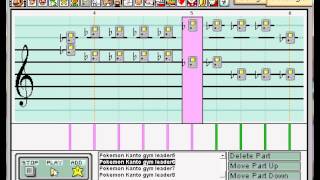 Pokemon GSCHGSS Kanto Gym Leader Battle mario paint [upl. by Hooke]