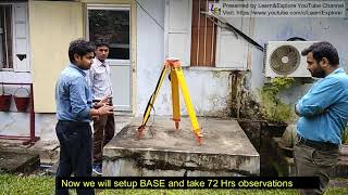 DGPS Survey Full Tutorial in Hindi  Trimble R5 [upl. by Scotti435]