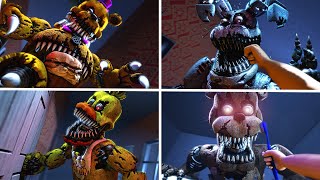 SFM FNAF FNaF 4 Counter Jumpscares [upl. by Euqinorev]