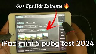 iPad mini 5 pubg test 2024😀  iPad mini 5 2024 ipadmini5 [upl. by Aihsile]