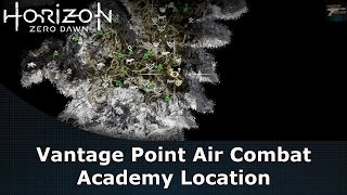 Horizon Zero Dawn Vantage Point Air Combat Academy Location Near Mothers Cradle [upl. by Jensen]