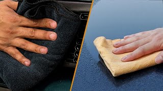 Chamois vs Microfiber Towel Which One is Better for Car Drying [upl. by Carlson]