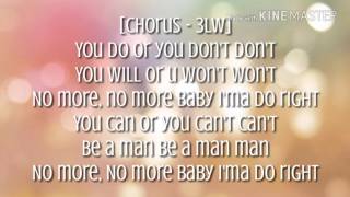 3LW  No More Lyrics [upl. by How]