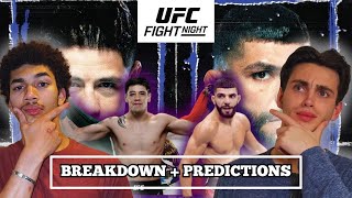 UFC Edmonton Fight Predictions  Moreno vs Albazi [upl. by Dwane]