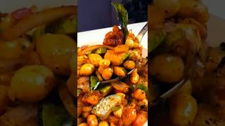 Peanut Chats Recipe 🔥🥵 Delicious one 😋 peanut indiacuisine trending food foodie cooking [upl. by Assiren]