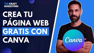 Cómo hacer una página Web GRATIS con CANVA El paso a paso para crear un sitio Web gratis con Canva [upl. by Lomax]