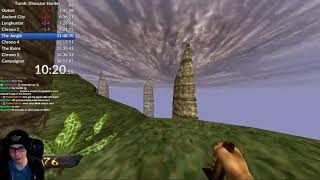 World Record Turok Dinosaur Hunter  100 Speedrun  3446 [upl. by Hellene]