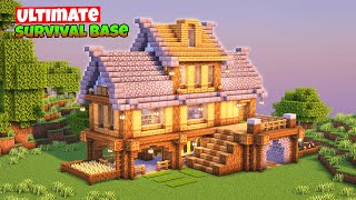 Minecraft Ultimate Survival Base Tutorial🛠️ [upl. by Joo149]