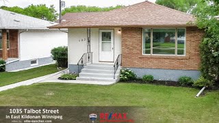 House for sale at 1035 Talbot Street in East Kildonan Winnipeg [upl. by Tani]