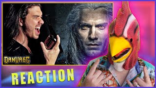 Dan Vasc  Toss A Coin To Your Witcher  METAL COVER  ROOSTER REACTS [upl. by Ahgem]