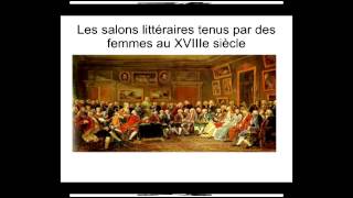 Les salons littéraires féminins au XVIIIe par Esat PEPOSI professeur de lettres [upl. by Chelsea]