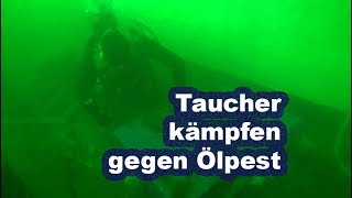 Fuerteventura Taucher reparieren Leck in gesunkenem Schiff [upl. by Damour]