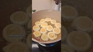 ময়দা ও ডিম দিয়ে ছানার জিলাপির রসবড়া  chanar jilapi pitha recipe shorts youtubeshorts trending [upl. by Condon748]