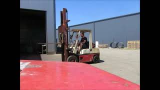 NISSAN H02 A25U Forklift gas [upl. by Brower]