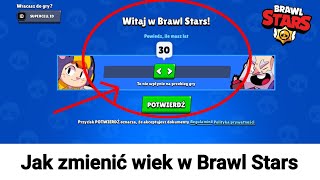 Jak zmienić wiek w Brawl Stars  2024 [upl. by Airottiv581]