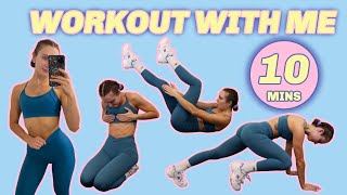 10 MIN AB WORKOUT low impact beginner friendly easy on the hips [upl. by Thurmann]