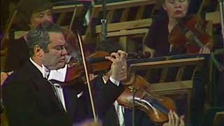 Eduard Grach plays Brahms Violin Concerto op 77  video 1981 [upl. by Nnaeinahpets]