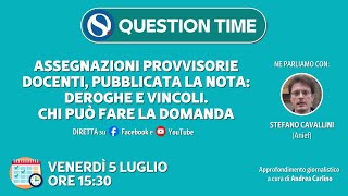 Assegnazioni provvisorie docenti pubblicata la nota deroghe e vincoli [upl. by Ryder]