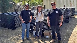 6ft Mustang Corral Panels for Loyal Friesians Horse Rescue [upl. by Zerat]