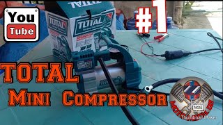 TOTAL mini compressor  Powerful mini compressor  very handy  MOTO MECH DIY [upl. by Enirok]