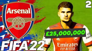 I SIGNED HIM FROM LYON WELCOME AOUAR  FIFA 22 Arsenal Career Mode EP2 [upl. by Tuinenga476]