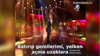 Can Bonomo  Love Me Back Türkçe Altyazılı Eurovision 2012 Türkiye [upl. by Areis]