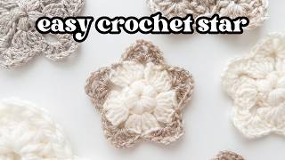 CROCHET Star tutorial  Bella Coco Crochet [upl. by Anali]