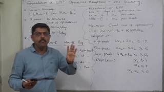 Formulation of LPP  9 Operations Management  Work Scheduling [upl. by Farley]