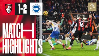 Brooks goal not enough against tenman Seagulls  AFC Bournemouth 12 Brighton [upl. by Lassiter]