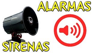 Alarmas y sirenas  Efectos de sonido [upl. by Sanyu]