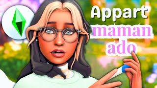 Lappartement adorable dune MAMAN ADO  🍼✨ SIMS 4 [upl. by Brightman]