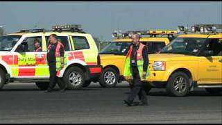 Heathrow Airport runway inspection during volcano ash crisis [upl. by Nnaycart]